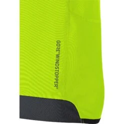 Gore Wear Men's R3 Partial GORE® WINDSTOPPER® Shirt - Neon Yellow/Black -Keen Wear Shop 100287 0899 3 1