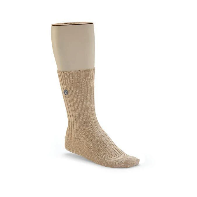 Birkenstock Women's Cotton Slub Socks - Beige 1 Birkenstock Women's Cotton Slub Socks - Beige