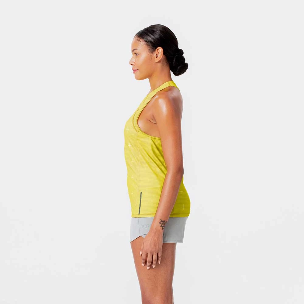 Gore Wear Women's Contest Daily Singlet - Washed Neon Yellow 5 Gore Wear Women's Contest Daily Singlet - Washed Neon Yellow - Image 5