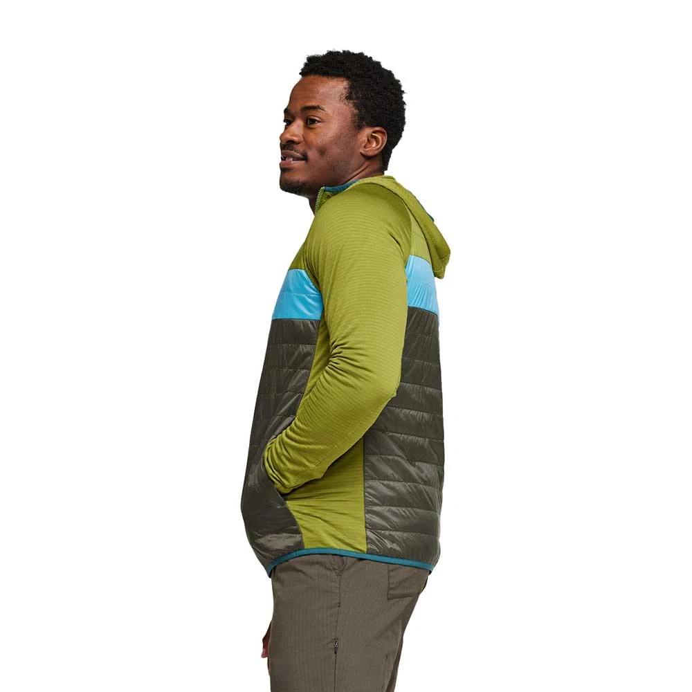 Cotopaxi Men's Capa Hybrid Insulated Hooded Jacket - Cedar/Iron 6 Cotopaxi Men's Capa Hybrid Insulated Hooded Jacket - Cedar/Iron - Image 6