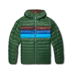 Cotopaxi Men's Fuego Down Hooded Jacket - Forest Stripes