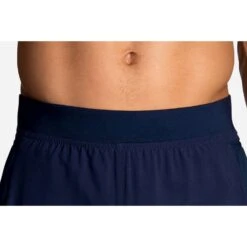 BROOKS Men's Sherpa 7" 2-In-1 Short - Navy -Keen Wear Shop 211333 451 D1 Sherpa 7in 2in1 Short