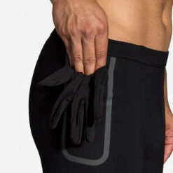 BROOKS Men's Momentum Thermal Tight - Black -Keen Wear Shop 211359 001 D2 Momentum Thermal Tight