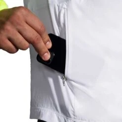 BROOKS Men's Run Visible Convertible Jacket - White/Asphalt/Nightlife -Keen Wear Shop 211406 134 D6 Run Visible Convertible Jacket 1