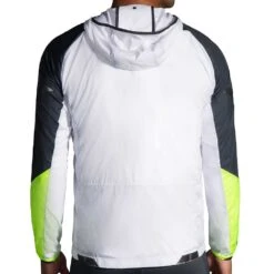 BROOKS Men's Run Visible Convertible Jacket - White/Asphalt/Nightlife -Keen Wear Shop 211406 134 MB Run Visible Convertible Jacket 1