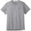 BROOKS Men's Distance Short Sleeve 2.0 Top - Heather Ash