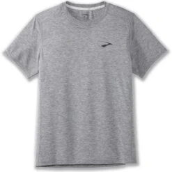 BROOKS Men's Distance Short Sleeve 2.0 Top - Heather Ash