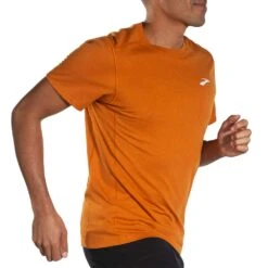 BROOKS Men's Distance Short Sleeve 2.0 Top- Htr Autumnal -Keen Wear Shop 211453 858 MV Distance Short Sleeve 2