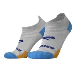 BROOKS Unisex Ghost Lite No Show 2-Pack Socks- Blue/Peacoat & Light -Keen Wear Shop 280496 435 D2 Ghost Lite No Show 2 Pack