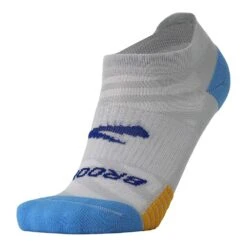 BROOKS Unisex Ghost Lite No Show 2-Pack Socks- Blue/Peacoat & Light -Keen Wear Shop 280496 435 D4 Ghost Lite No Show 2 Pack