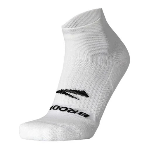 BROOKS Unisex Ghost Quarter Sock - White 6 BROOKS Unisex Ghost Quarter Sock - White -Keen Wear Shop 280499 100 D1 Ghost Quarter