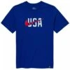 Nike Men's USA Swoosh Fed WC22 Tee - Bright Blue