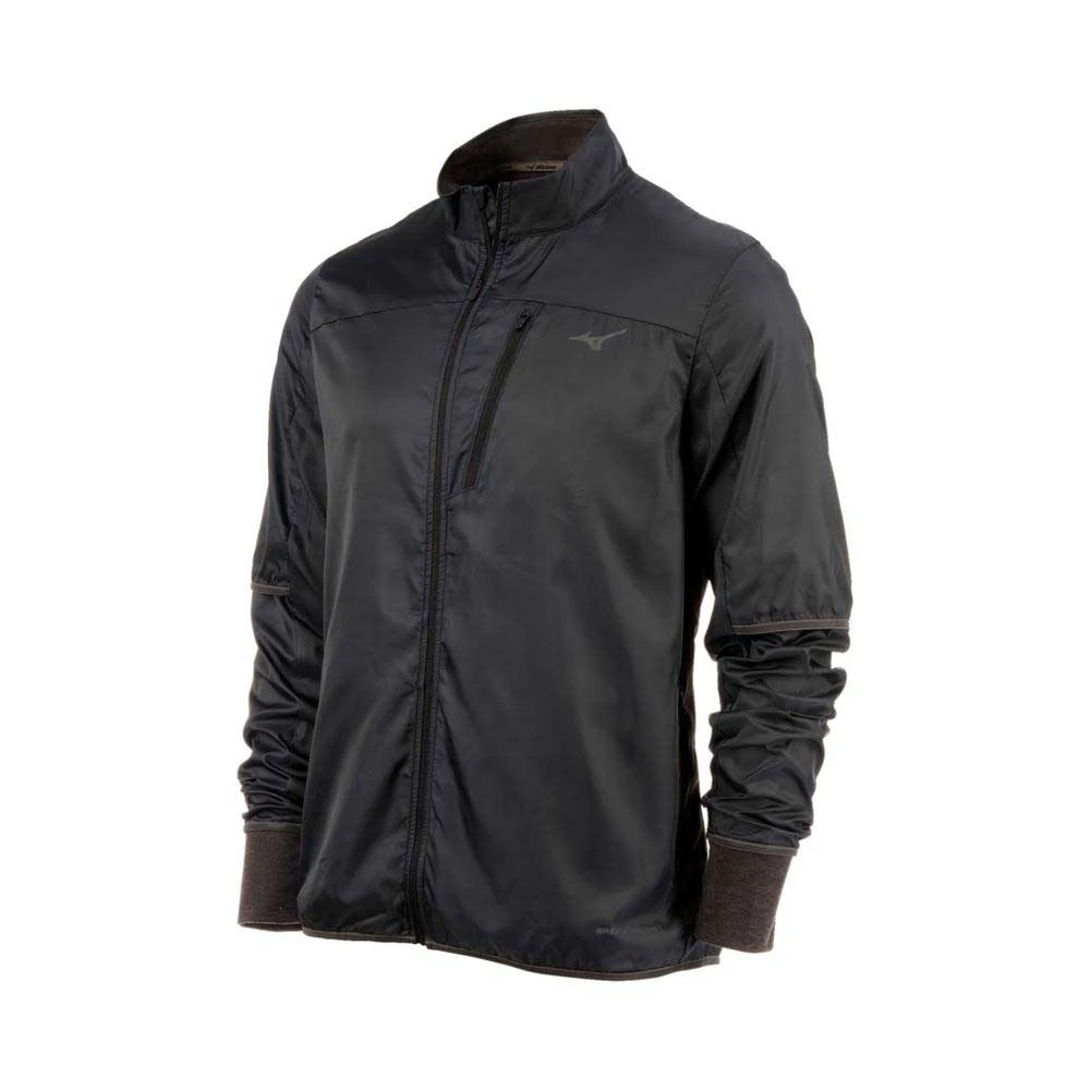 Mizuno Men's Breath Thermo Jacket - Black 1 Mizuno Men's Breath Thermo Jacket - Black