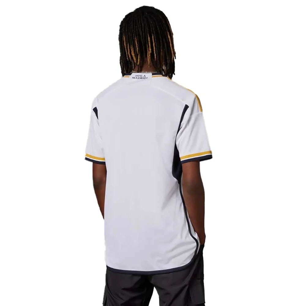 ADIDAS Men's REAL Madrid Home Jersey - White 3 ADIDAS Men's REAL Madrid Home Jersey - White - Image 3