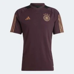 ADIDAS Men's Germany 2022 Tiro Training Jersey - Shadow Maroon