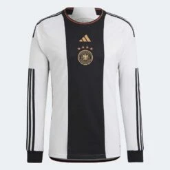 ADIDAS Men's Germany 2022 Home Long Sleeve Jersey - White