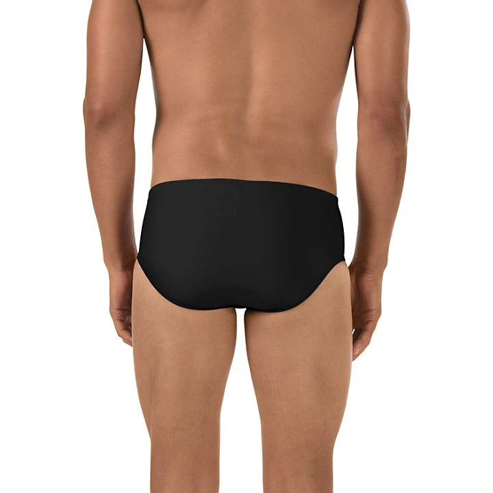 Speedo Men's Endurance+ Solid Brief - Black 2 Speedo Men's Endurance+ Solid Brief - Black - Image 2