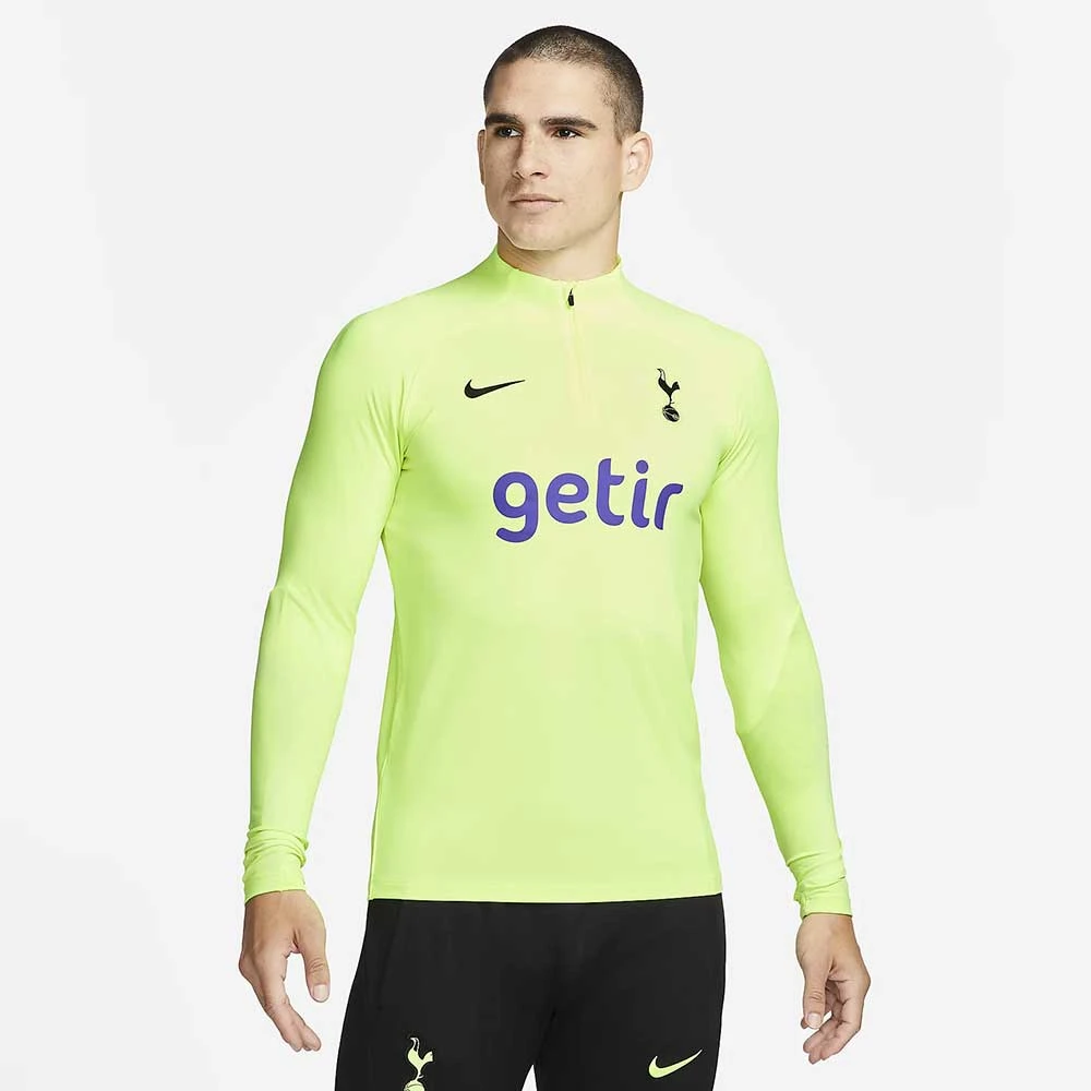 Nike Men's Tottenham Hotspur Strike Dri-FIT Drill Top - Volt/Black 1 Nike Men's Tottenham Hotspur Strike Dri-FIT Drill Top - Volt/Black