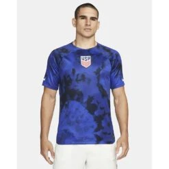 Nike Men's USA DF Stadium Away SS Jersey - Bright Blue/White