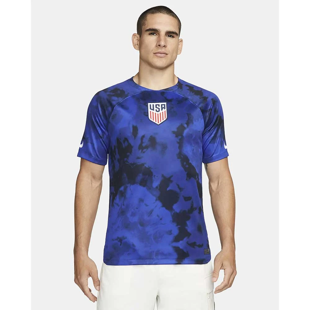 Nike Men's USA DF Stadium Away SS Jersey - Bright Blue/White 1 Nike Men's USA DF Stadium Away SS Jersey - Bright Blue/White