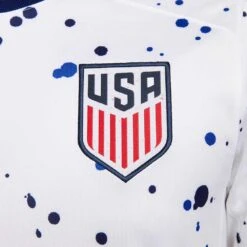 Men's USMNT 2023 Stadium Home Nike Dri-FIT Soccer Jersey - White/Metallic Gold -Keen Wear Shop AURORA DR3972 100 PHSYM002 2000