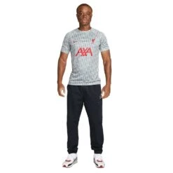 Nike Men's Liverpool FC Prematch Short Sleeve - Wolf Grey/Tough Red 9 Nike Men's Liverpool FC Prematch Short Sleeve - Wolf Grey/Tough Red -Keen Wear Shop AURORA DR4904 013 PHSYM005 2000