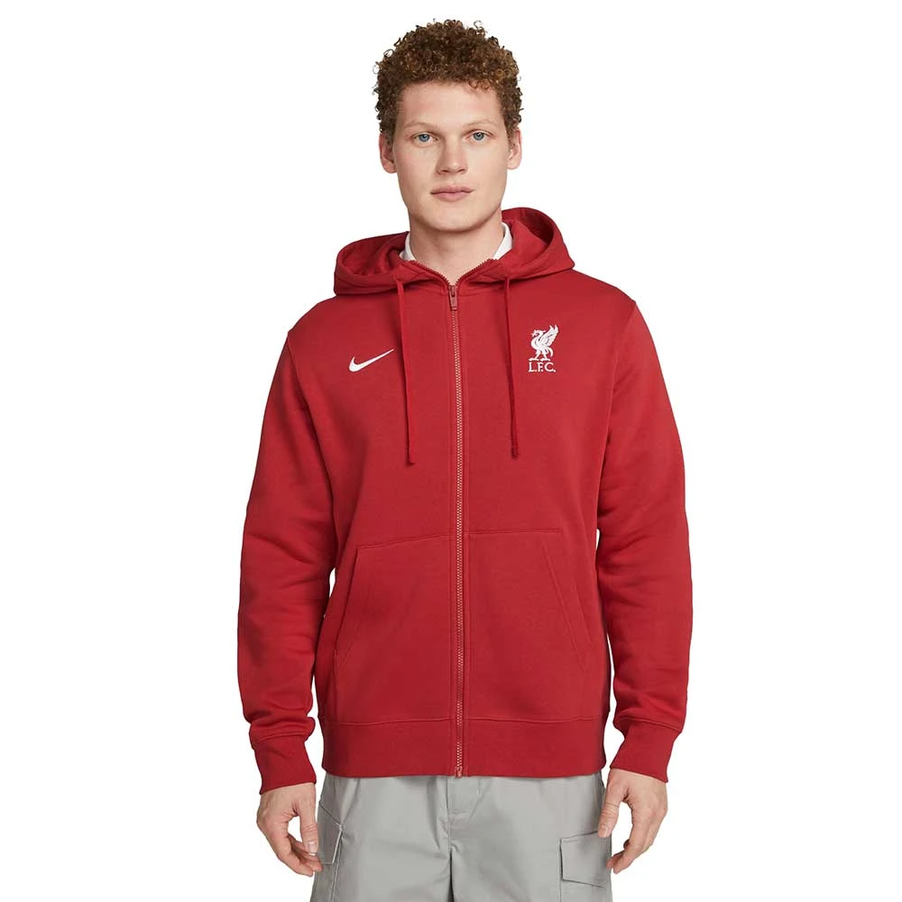 Nike Men's Liverpool FC Club Fleece - Gym Red/White 1 Nike Men's Liverpool FC Club Fleece - Gym Red/White