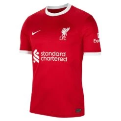 Nike Men's Liverpool FC 2023/24 Stadium Home Jersey - Gym Red/White