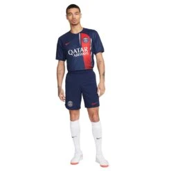 Nike Men's Paris Saint-Germain 2023/24 Stadium Home Dri-FIT Jersey - Midnight Navy/University Red -Keen Wear Shop AURORA DX2694 411 PHSYM006 2000
