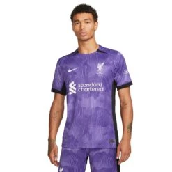 Men's Liverpool FC 2023/24 Stadium Third Nike Dri-FIT Soccer Jersey- Space Purple/White -Keen Wear Shop AURORA DX9822 568 PHSFM001 2000