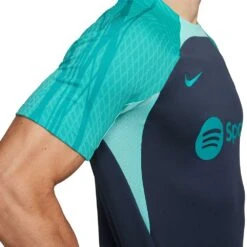 Men's FC Barcelona Strike Third Nike Dri-FIT Soccer Short-Sleeve Top - Thunder Blue/Light Aqua/Energy/Energy -Keen Wear Shop AURORA DZ0783 438 PHSYM004 2000
