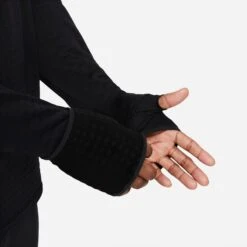 Men's Nike Therma-FIT Repel Element 1/2-Zip Running Top - Black/Reflective Silver -Keen Wear Shop DD5662 010 PHSYM014 1500