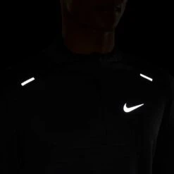 Men's Nike Therma-FIT Repel Element 1/2-Zip Running Top - Black/Reflective Silver -Keen Wear Shop DD5662 010 PHSYM200 1500