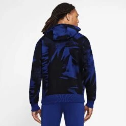 Nike Men's KNVB Club Fleece Hoodie - Black/Royal Blue -Keen Wear Shop DH4960 010 PHSBM001 2000