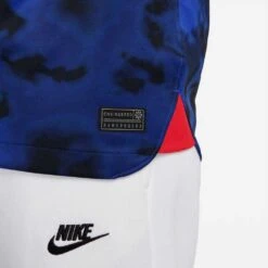 Men's Nike USA Dri-Fit 2022/23 Stadium Away Long Sleeve Jersey - Bright Blue/White -Keen Wear Shop DN0671 452 PHSYM003