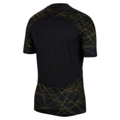 Nike Men's Paris Saint-Germain 2023/24 Stadium Fourth Jersey - Black/Tour Yellow -Keen Wear Shop DR3969 011 PHSBH001