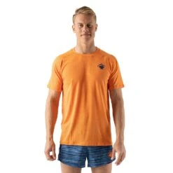Men's EZ Tee Perf SS Top - Vibrant Orange