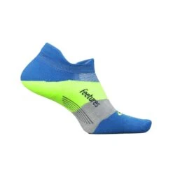 Feetures Unisex Elite Ultra Light No Show Tab Socks - Boulder Blue