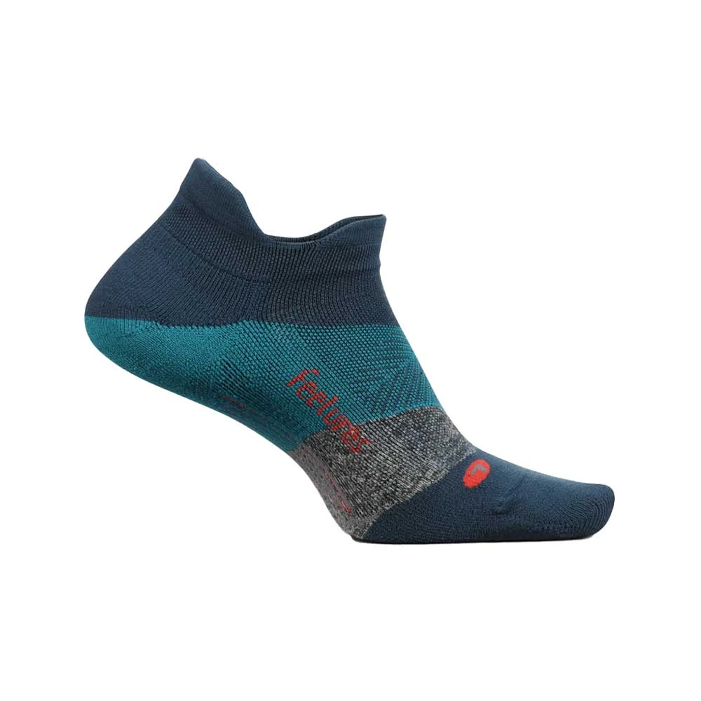 Feetures Unisex Elite Light Cushion No Show Tab Socks - Trek Teal 1 Feetures Unisex Elite Light Cushion No Show Tab Socks - Trek Teal