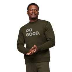 Cotopaxi Men's Do Good Organic Crew Sweatshirt - Woods -Keen Wear Shop F23 M Do Good Organic Crew Sweatshirt Woods 2