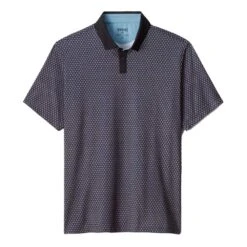 Men's Golf Sport Polo - Black Geo