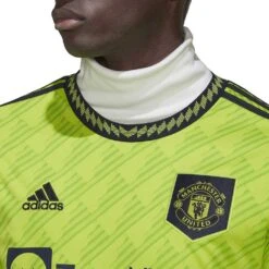ADIDAS Men's 22/23 Manchester United 3rd Jersey - Semi Solar Slime -Keen Wear Shop HE2981 04