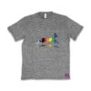 Men's Run With Pride Performance Tech Short Sleeve - Heather Gray