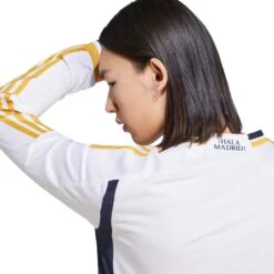 ADIDAS Men's REAL Madrid Long Sleeve Home Jersey - White -Keen Wear Shop Real Madrid 23 24 Long Sleeve Home Jersey White IB0018 42 detail