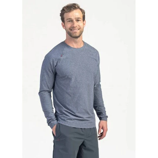 Men's Reign Long Sleeve Top - Light Grey Heather 1 Men's Reign Long Sleeve Top - Light Grey Heather