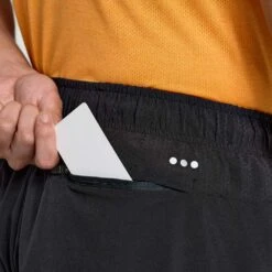 Saucony Men's Outpace 7" Running Short - Black -Keen Wear Shop SAM800329 BK 6