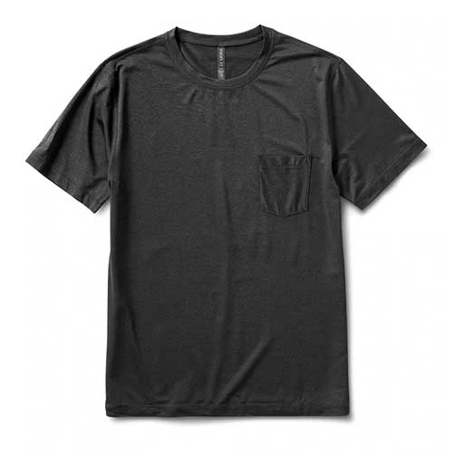 Vuori Men's Tradewind Performance Tee - Black Heather 1 Vuori Men's Tradewind Performance Tee - Black Heather