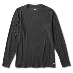 Vuori Men's Long Sleeve Strato Tech Tee - Charcoal Heather
