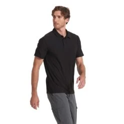 Vuori Men's Strato Tech Polo - Black -Keen Wear Shop V188BLK SP23 M ECOMM TOPS DETAIL 4118 1x1 b78e823e 36c1 4c7b bd0c 17d064984ee7