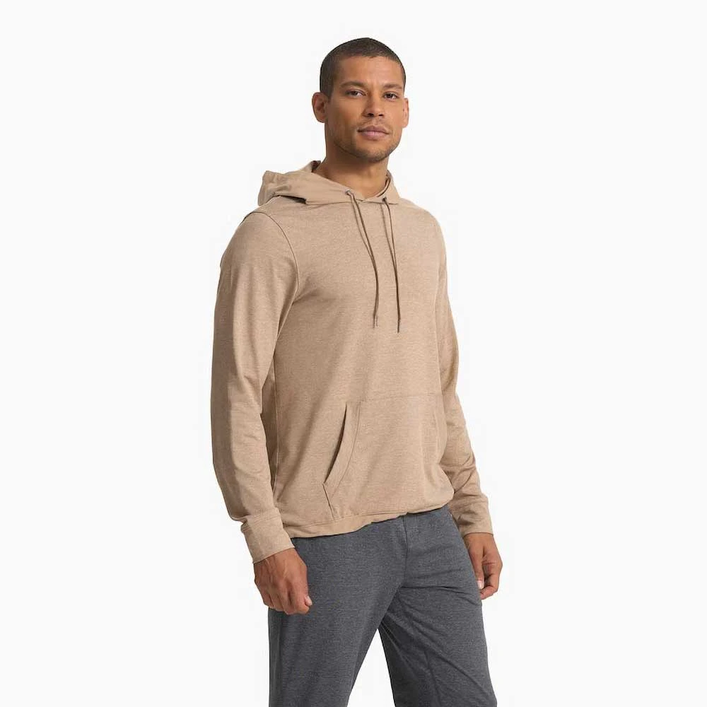 Vuori Men's Sunday Element Hoodie - Camel Heather - Image 3